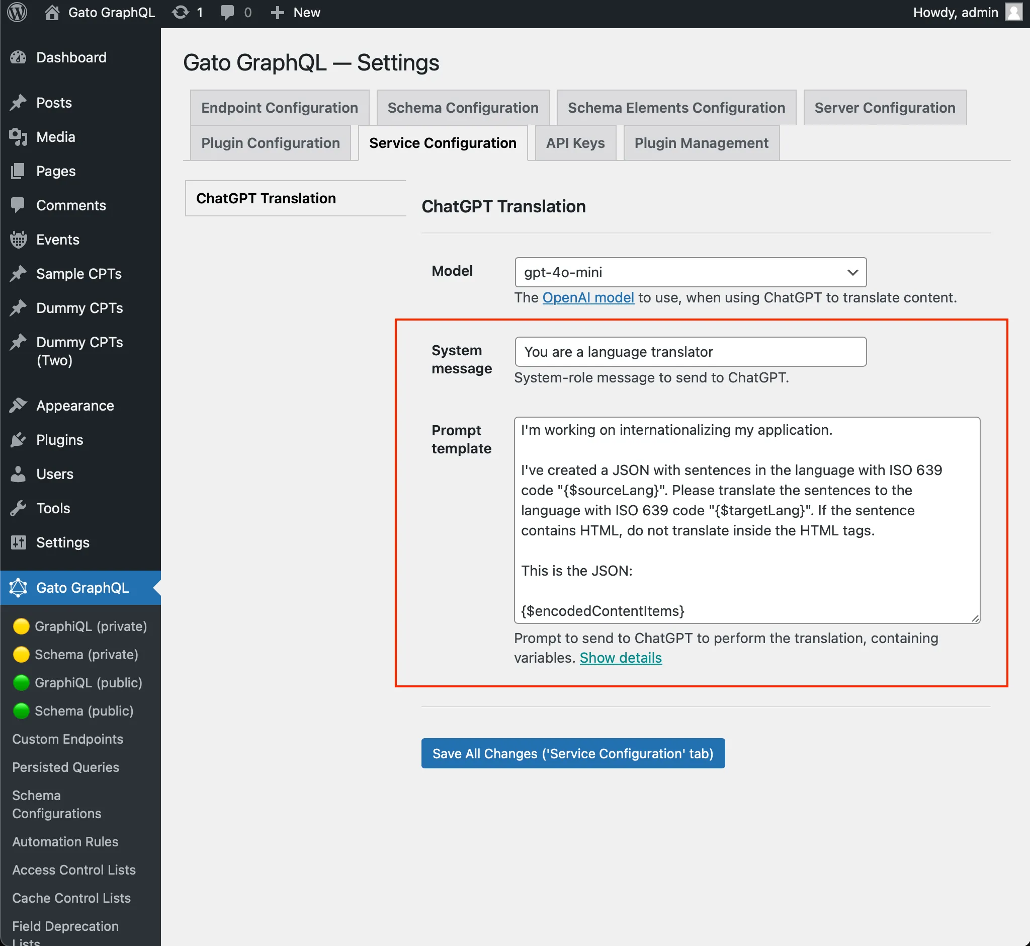 Configurando o prompt para o ChatGPT