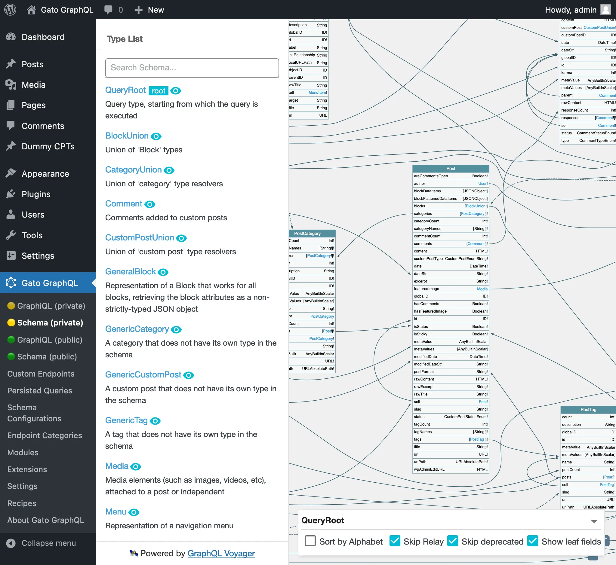 O schema GraphQL para WordPress O schema GraphQL para WordPress