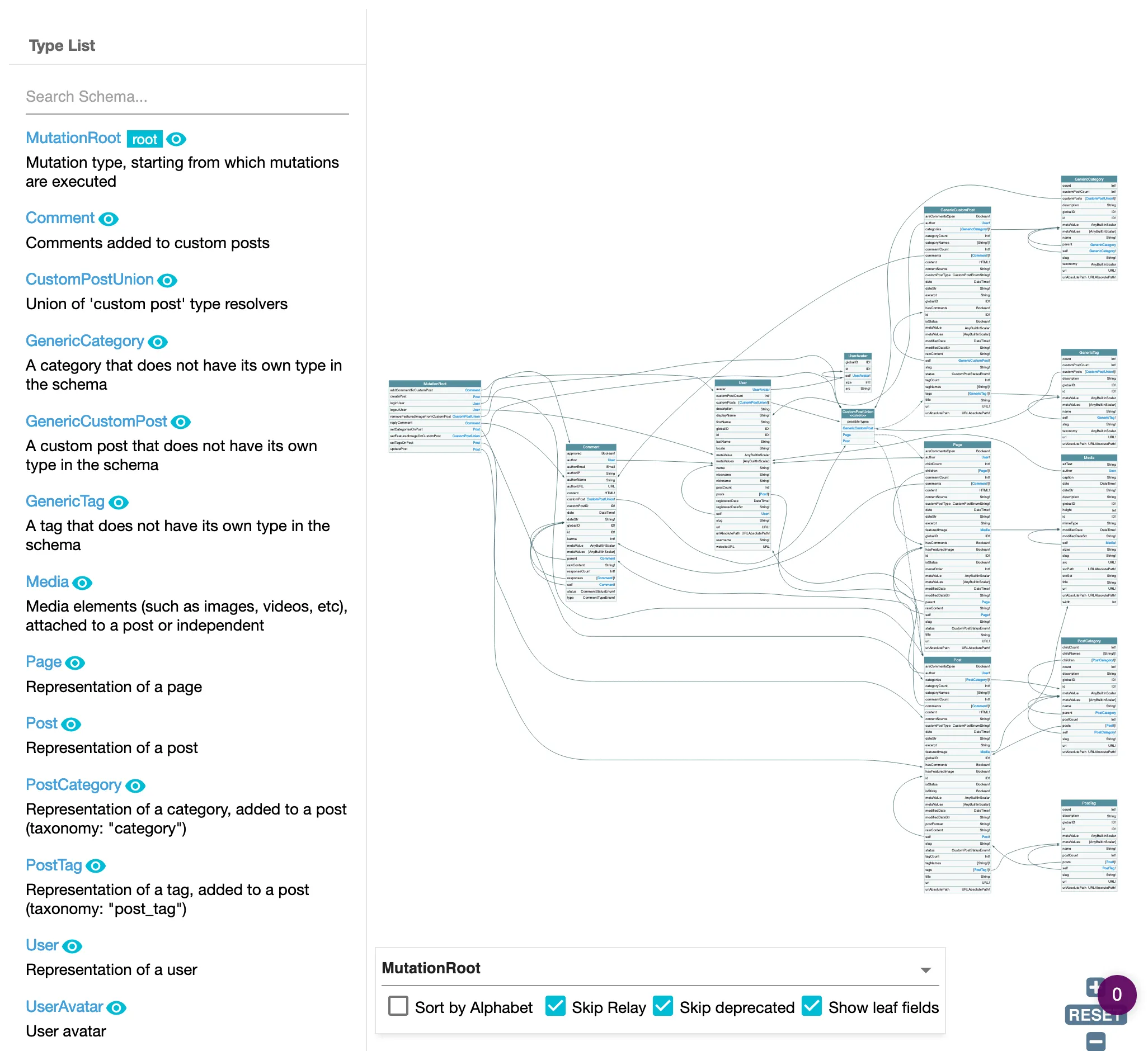 Schema GraphQL sem tipos de objeto payload para mutations Schema GraphQL sem tipos de objeto payload para mutations