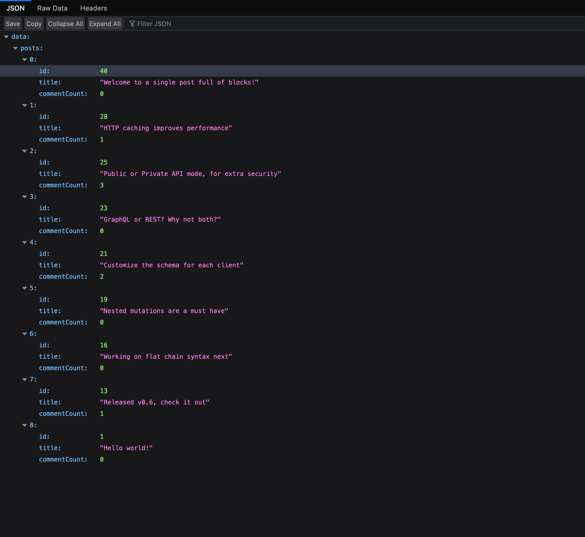 Executando uma persisted query no navegador